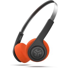 JLab Rewind 2 Wireless Retro Headphones, 20+ Hours Playtime, App Support, Bluetooth Multipoint + Wireless Sharing, Custom EQ3 Sound, Music Controls, Throwback 80s 90s Design, Black