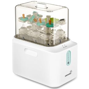 Grownsy 3-Layer Large Bottle Sterilizer and Dryer, Fast Sterilization and Drying, Universal Bottle Sterilizer for Baby Bottles, Breast Pump Parts & Baby Essentials