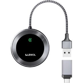Mono Plug-Go Wireless CarPlay Adapter 2024 Fits for CarPlay & Android Auto with Fast Connection Converts Factory Wired to Wireless CarPlay Dongle for Cars from 2015 & iPhone 6 or iOs 10+ & Android 11+