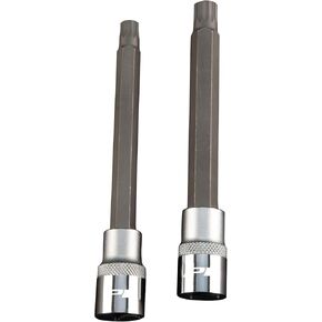 Performance Tool W83184 Extra-Long Triple Square Bit Set for Toyota Engines - 2 Piece, 8mm and 10mm Sizes
