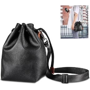 Drawstring Camera Bag Soft Camera Pouch Handbag Lens Pouch Bag Thickened design with soft flannel lining with Mirrorless Cameras/Nikon/Canon/Sony/Fuji Camera Case