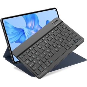 Bluetooth Keyboard for iPad 10th Generation, iPad Pro 13/12/11/10/9/8/7 inch, iPad Air 13/11th Gen, iPad Mini, Samsung Xiaomi Tablets, etc. - Slim Wireless Portable Travel Office Computer Accessories