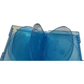 NEW 1 MegaDisc Premium Blu-ray Replacement Case Holds 10 Discs 1 Pack (10 Tray) 25mm Spin