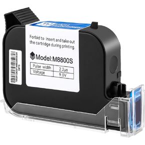 Handheld Inkjet Printer Gun MS-Z10 with 42ml Quick-Drying Ink Cartridge Portable Handheld Printer for Text/Barcode/Logo/QRCode/Counter/Batch Number/Date Coder(Printing Height: 0.08-0.5Inch)