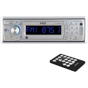 Pyle PLCD5MRBTS AM/FM Marine In-Dash Fold Down Detachable Face Radio with CD/MP3/USB/SD/AUX Input and Bluetooth Wireless Technology