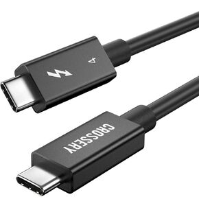 USB C Thunderbolt 4 Cable for Apple - High Speed Thunderbolt 4 Cable with 8K Display, 40Gbps Data Transfer 100W Fast Charging, Fit for iPhone 15 Pro Max, Mac Books, iPad Pro, Hub