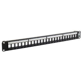 Hubbell HPJ24 Udx-series Shielded Patch Panel 24 Port 1 Rack Units 1.75in. H
