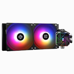 Aqua Elite 240 V3 Liquid CPU Cooler, AIO Pump Head Speed up to 3300RPM, TL-C12B-S V2×2 PWM Fans,for AMD/AM4/AM5, Intel LGA1150/1151/1200/2011/1700, Computer CPU Aio Cooler