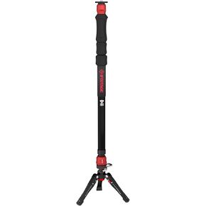 IFOOTAGE Cobra 3 A150S Strike Monopod، كاميرا Monopod مع التحكم في قفل الدواسة، تعديل الارتفاع السريع بخطوة واحدة، Monopod التصوير الفوتوغرافي الاحترافي مناسب لكاميرات SLR وكاميرات الفيديو (59 بوصة)