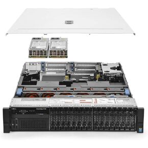 الخادم Dell PowerEdge R730 2X E5-2680v3 بسرعة 2.50 جيجا هرتز و24 نواة و384 جيجابايت H730 (متجدد)