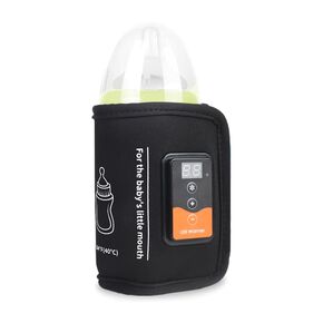 Baby Bottle Warmer for Breastmilk and Formula, Portable Bottle Warme with LED Display, Accurate Temperature Control, USB Warmer Bottle Suitable for All Bottles, Home and Travel (5035)