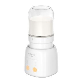 Portable Bottle Warmer for Travel, NehNeh Baby Breastmilk Detachable Bottle Warmer for Baby, 9-Adapter | Fast Heating | Dual Leak-Proof | Precise Temperature Control | Automatic Warm-Keeping -White