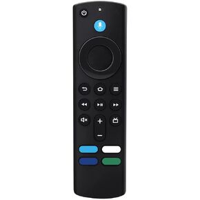 SCYORK Compatible for L5B83G TV Remote Control,Smart TV Cube(1st and 2nd Gen)-Voice F (3rd GEN) Fit for Smart TV Stick (4K, 4K Max, 4K Bundle, Lite, 2nd Gen, 3rd Gen), BLACK