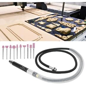 Pencil Grinder,Micro Air Die Grinder, 65000 RPM Mini Pencil Style Pneumatic Tool,Mini Pneumatic Tool High Speed Bearing Ultrasonic Industrial Accessory for Cleaning Cutting Polishing Welding