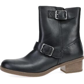 Dansko Delphine for Women - Super Stylish Mid-Shaft Boot - Waterproof Leather and Construction with Rubber Outsole and Leather Stacked Heel for Long-Lasting Style in any Weather