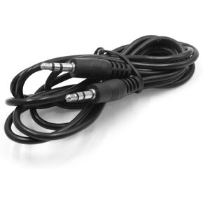 uxcell Black 3.5mm Male to Male Adapter Car Vehicle AUX Audio Cord Extension Cable