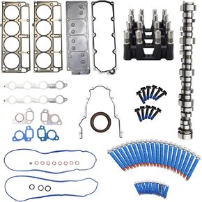 AFM DOD Disable Kit w/Head Gaskets kit Camshaft Lifters for 2007-2013 Chevy Silverado Tahoe Suburban Avalanche,GMC Sierra Yukon Envoy 5.3L Gen IV Truck/SUV Engines