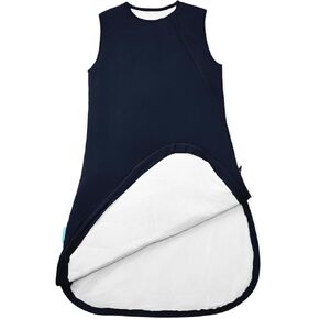 Supersoft Sleep Sack 1.0 TOG, Premium Bamboo Viscose Toddler Sleeping Bag, 2-Way Safe Zipper Sleepsacks 2-4T (Midnight)