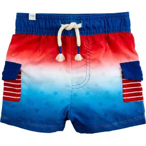 Mud Pie Boys' Standard Star Color Change Trunks