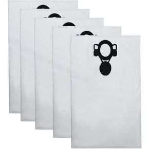 W107418353 Vacuum Filter Bags for Makita Wet/Dry Dust Collector/vacuum Cleaner Model VC4210L Replacement Vacuum Filter Bags Wool Filter Bags, Pack of 5