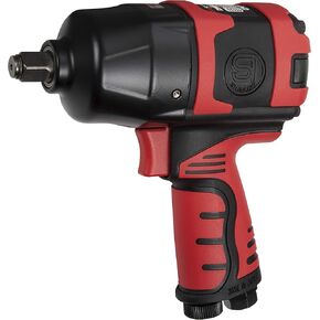 SI-1490BSR 1/2" Square Drive Pneumatic Impact Wrench with Muffler 911P-25, Made in Japan, High Torque 850Nm