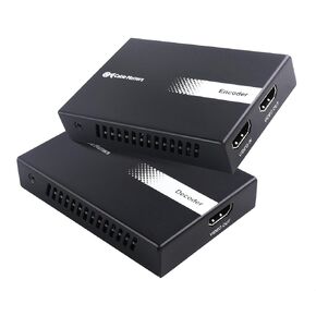 موسع HDMI للتركيب على الحائط بدقة 1080 بكسل من Cable Matters (محول HDMI عبر Ethernet / Cat6 إلى HDMI) للإعداد من 1 إلى العديد - ما يصل إلى 492 قدمًا وحلقة المراقبة المحلية (الطراز: 103202)