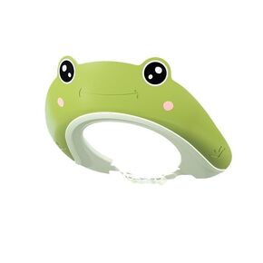 Frog-shaped shower cap for baby (green)