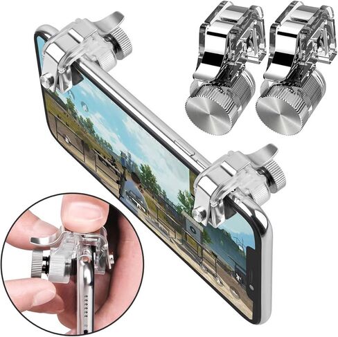 وحدة تحكم ألعاب الهاتف المحمول PUBG L1R1، لعبة Trigger Fire Button Shooter Handgrip 2PACK in Saudi Arabia