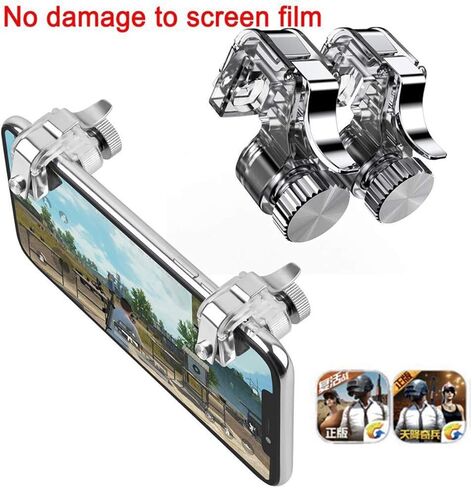 وحدة تحكم ألعاب الهاتف المحمول PUBG L1R1، لعبة Trigger Fire Button Shooter Handgrip 2PACK in Saudi Arabia