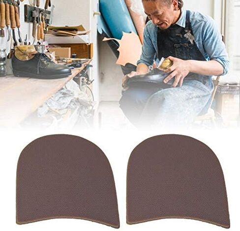 HEEPDD Rubber Manual Shoes Repairing Tool Anti Skid Heelpiece Silent Fixing Sole for Repair Leather Shoes(Cowhells Color) Heel Cushions & Cups in Saudi Arabia