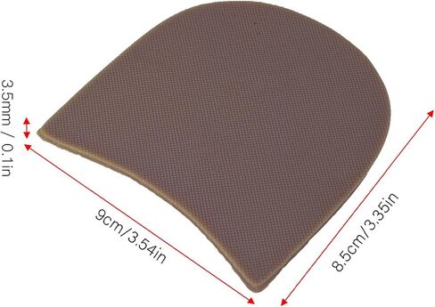 HEEPDD Rubber Manual Shoes Repairing Tool Anti Skid Heelpiece Silent Fixing Sole for Repair Leather Shoes(Cowhells Color) Heel Cushions & Cups in Saudi Arabia