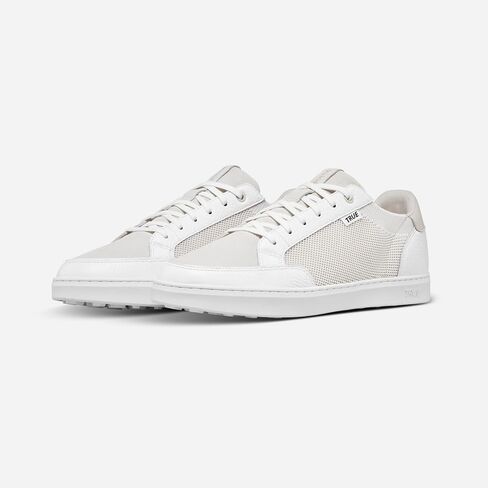 TRUE Linkswear FS-02 وسائط مختلطة، أحذية جولف للرجال، جلد فاخر محبب بالكامل وألواح متينة من جلد النوبوك، مقاومة للماء in Kuwait