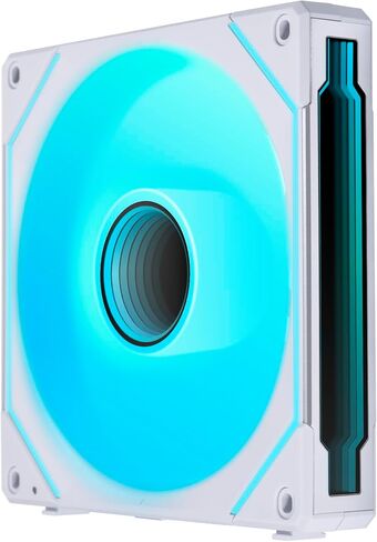 Lian Li UNI Fan SL-Infinity 140 شفرة عكسية - حزمة واحدة - مروحة ARGB - تصميم سلسلة ديزي - مرآة إنفينيتي - تأثيرات إضاءة قابلة للتخصيص - بدون وحدة تحكم - أبيض - (14RSLIN1W) in Saudi Arabia
