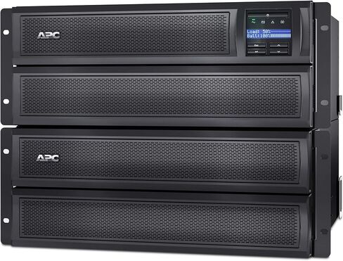 APC Network UPS, 3000VA Smart-UPS Sine Wave, Short Depth UPS with Extended Run Option, SMX3000LVNC, Network Management Card, Tower/4U Rack Convertible, Line-Interactive, 120V black in Kuwait