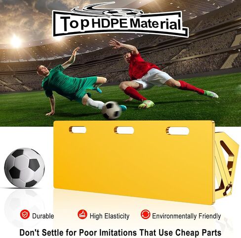 𝙉𝙀𝙒 3-in-1 Soccer Rebounder Board, 3-Angles Bounce Back Rebound Wall, 32 x 12 Inch Foldable Soccer Goal Training Equipment, Soccer Shooting Practice Trainer Gift for Athletes & Goalkeeper in Saudi Arabia