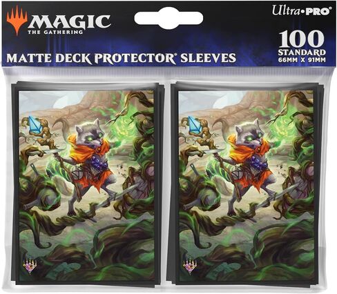 Ultra Pro - Magic The Gathering: Bloomburrow 100ct Deck Protector® MTG Sleeves Featuring Season Lands: Forest Summer, Protect and Store MTG Cards, Standard Size Card Sleeves in Saudi Arabia