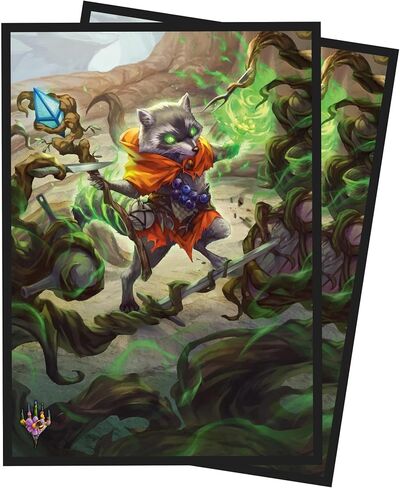 Ultra Pro - Magic The Gathering: Bloomburrow 100ct Deck Protector® MTG Sleeves Featuring Season Lands: Forest Summer, Protect and Store MTG Cards, Standard Size Card Sleeves in Saudi Arabia