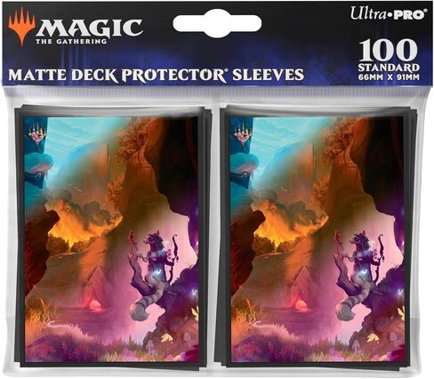 Ultra Pro - Magic The Gathering: Bloomburrow 100ct Deck Protector® MTG Sleeves Featuring Season Lands: Forest Summer, Protect and Store MTG Cards, Standard Size Card Sleeves in Saudi Arabia