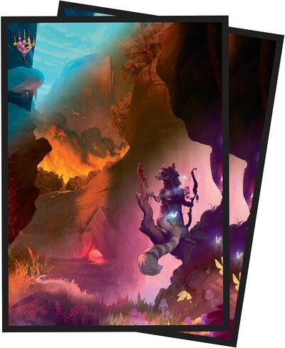 Ultra Pro - Magic The Gathering: Bloomburrow 100ct Deck Protector® MTG Sleeves Featuring Season Lands: Forest Summer, Protect and Store MTG Cards, Standard Size Card Sleeves in Saudi Arabia