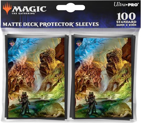 Ultra Pro - Magic The Gathering: Bloomburrow 100ct Deck Protector® MTG Sleeves Featuring Season Lands: Forest Summer, Protect and Store MTG Cards, Standard Size Card Sleeves in Saudi Arabia