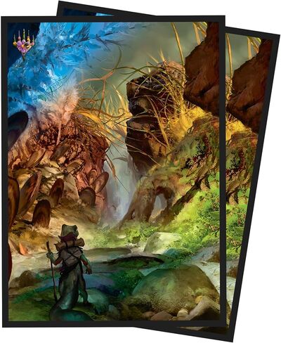 Ultra Pro - Magic The Gathering: Bloomburrow 100ct Deck Protector® MTG Sleeves Featuring Season Lands: Forest Summer, Protect and Store MTG Cards, Standard Size Card Sleeves in Saudi Arabia