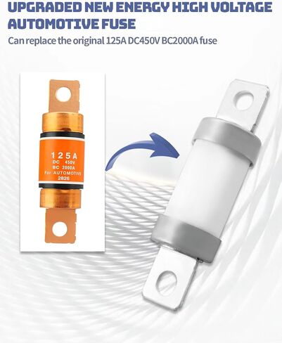لـ PEC 125A الطاقة الجديدة ذات الجهد العالي فيوز السيارات المناسب لـ DC450V BC2000A in Saudi Arabia