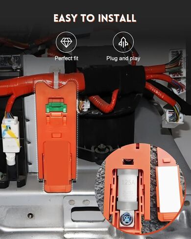 لـ PEC 125A الطاقة الجديدة ذات الجهد العالي فيوز السيارات المناسب لـ DC450V BC2000A in Saudi Arabia
