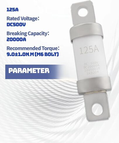 لـ PEC 125A الطاقة الجديدة ذات الجهد العالي فيوز السيارات المناسب لـ DC450V BC2000A in Saudi Arabia