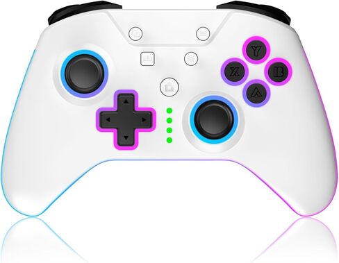 وحدة تحكم Xbox One، وحدة تحكم Xbox اللاسلكية مع ضوء RGB LED، وحدة تحكم Xbox One اللاسلكية لأجهزة Xbox One، Xbox Series X/S، Xbox One X/S، لوحة التحكم عن بعد مع محول لاسلكي 2.4 جيجا، ومقبس صوت 3.5 ملم in Kuwait