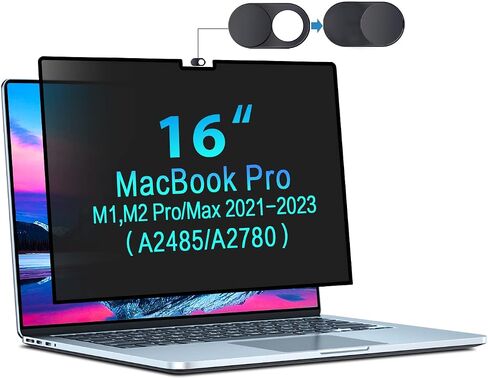 STARY Privacy Screen MacBook Pro 16 Inch 2021-2023 (A2485/A2780/A2991, M1/M2/M3),Removable Anti Glare MacBook Pro 16 Inch Privacy Screen Anti Blue Light Filter for Mac Pro 16.2 In-Easy Installation in Saudi Arabia