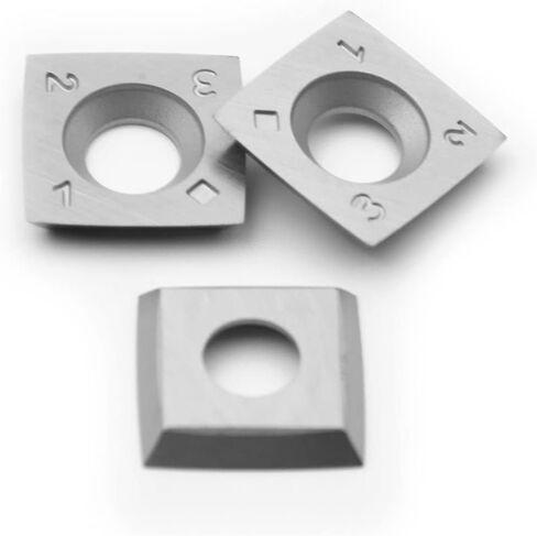 15mm with 4'' Radius Carbide Inserts Cutters(15x15x2.5mm-R100 with Screws) Fits Spiral/Helical Planer Cutter Head Lathe Woodturning Tools. in Saudi Arabia