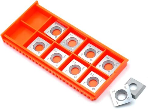 15mm with 4'' Radius Carbide Inserts Cutters(15x15x2.5mm-R100 with Screws) Fits Spiral/Helical Planer Cutter Head Lathe Woodturning Tools. in Saudi Arabia