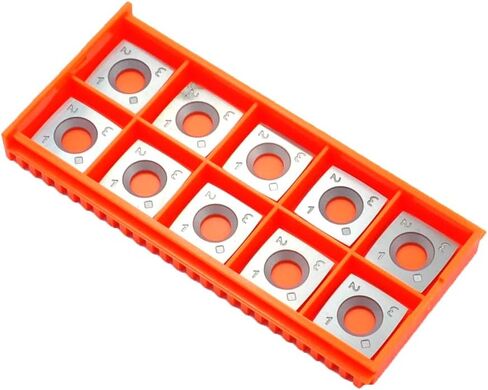15mm with 4'' Radius Carbide Inserts Cutters(15x15x2.5mm-R100 with Screws) Fits Spiral/Helical Planer Cutter Head Lathe Woodturning Tools. in Saudi Arabia