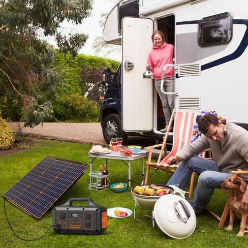 FlexSolar 60W Portable Solar Panel with QC3.0 USB-A/PD USB-C/DC Outputs IP67 Waterproof High Efficiency Monocrystalline Portable Charger for Power Station Generator Cellphone Tablet Battery RV Trip in Saudi Arabia